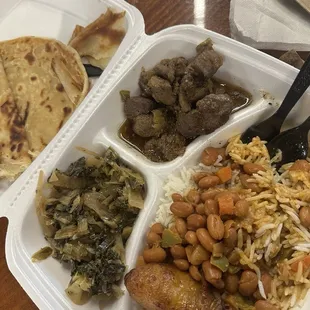 Grilled Lamb Bites Swahili Plate