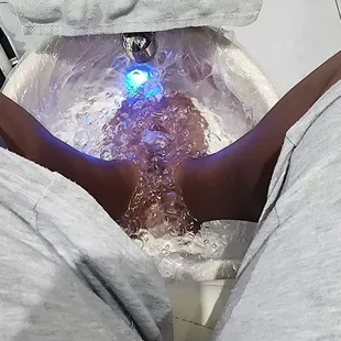 I'm getting my feet done for my birthday.