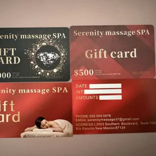 VIP Black Gold Card
Receive 20% Off of any of our services. 

VIP Red Silver Card
Receive 15% Off of any of our services.