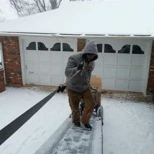 If the roads are safe we move and safely