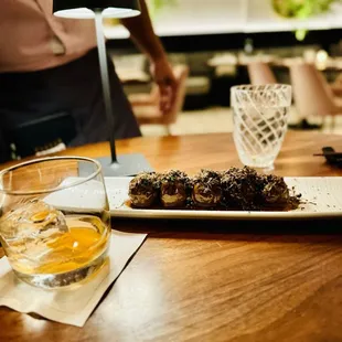 a plate of food on a table