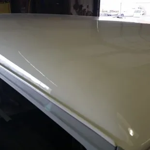 Roof paint/ before cut and buff