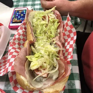 Whole Italian cold cut
