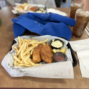 All pictured here was $10 and delicious- fish and chips