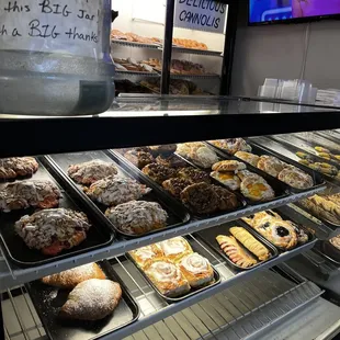 a variety of pastries