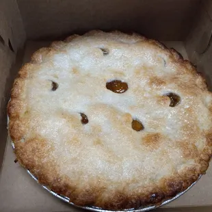 Pumpkin and Cherry Pie