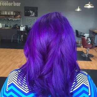 I love my purple hair!! Alex is the best!!!