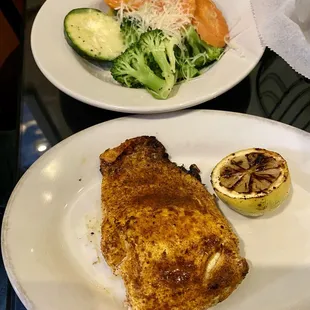 Salmon with vegetables