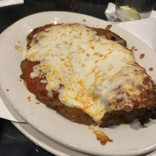 Chicken Parmigiana it was huge great price.