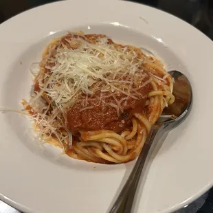 Spaghetti it came with my Chicken Parmigiana
