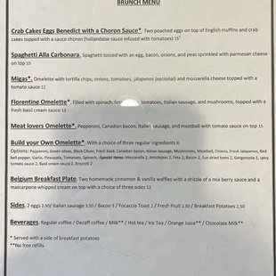 Brunch every Sunday!