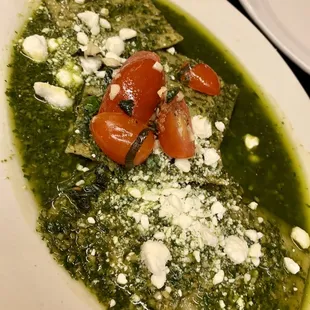 Spinach and Goat Cheese Ravioli