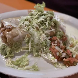 Mega Sergio 's Burrichimi Burrito