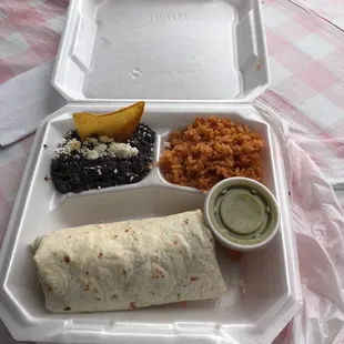 Chorizo, egg and cheese plate