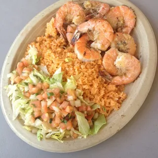 Garlic Shrimp Plate