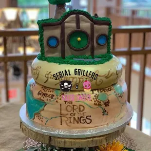 lord of the rings cake