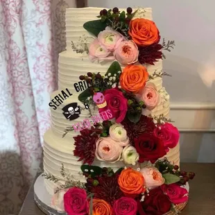 a wedding cake