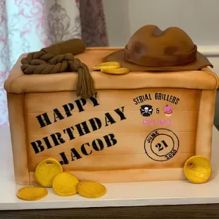 a birthday cake