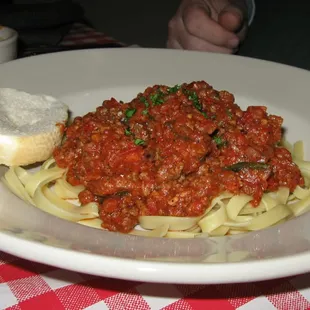 Fettucine Bolognese