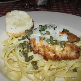 Fettuccine Chicken Picata