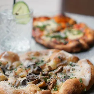 Happy hour pizza at Serious Pie - Downtown Seattle location