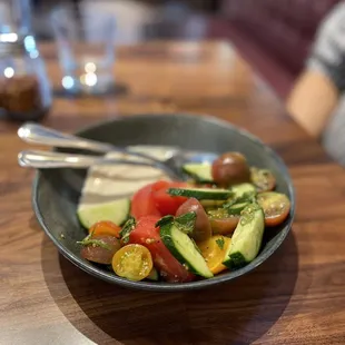 Heirloom tomatoes  salad