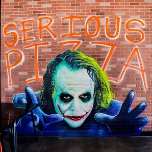 Interior- Serious Pizza Mural