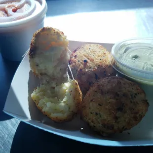 Risotto balls are amazing!