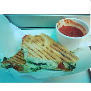 Chicken basil sandwich!!