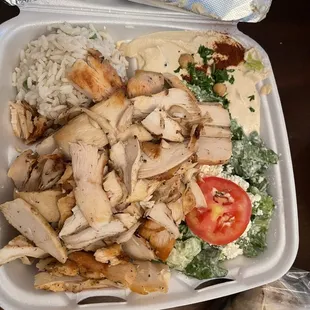 Chicken Shawarma Plate