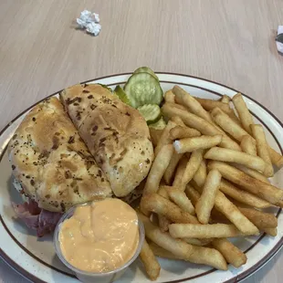 Reuben Sandwich w/ ff&apos;s and beverage... believe it&apos;s was $7.99 for the lunch special...decent. I&apos;d get it again