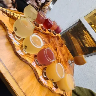 Cider flight of 5