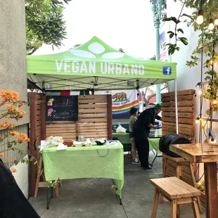 Vegan Urbano (vegan tacos) had a pop-up here