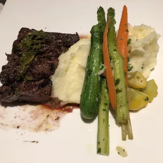 Grilled Prime Flat Iron Steak & Eggs*