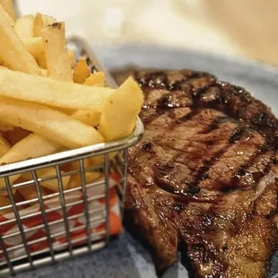 steak, food