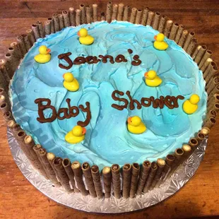 My sister in law's baby shower cake