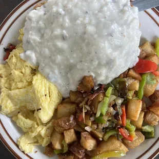 Veggie Storm Scrambled Eggs