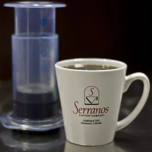 Aero Press at our Drip Bar