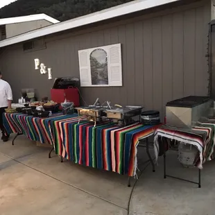 Catering time,great party