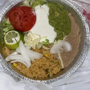 Sides that came with the fish