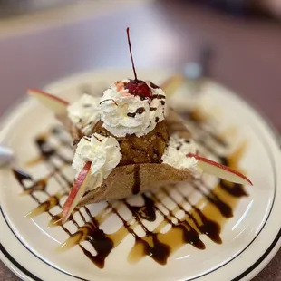 Fried ice cream.