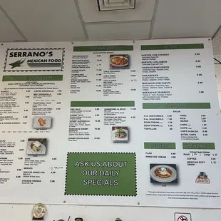 1/8/25 Menu