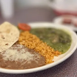 Chile Verde Plate