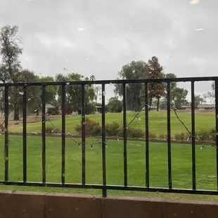 View from back patio area