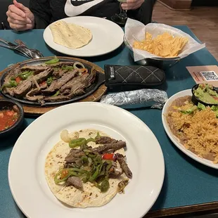 Steak Fajita. Small portions, steak was tasteless, flour tortilla too thick.