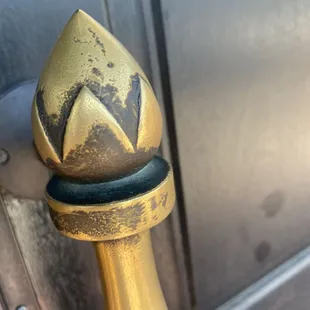 Front door handle was so grimy I almost didn&apos;t go into the restaurant