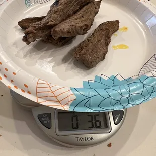 Less than 4oz steak