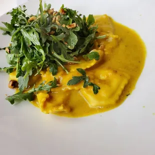 Fall inspired ravioli, very good.