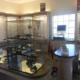 Large selection of glasses