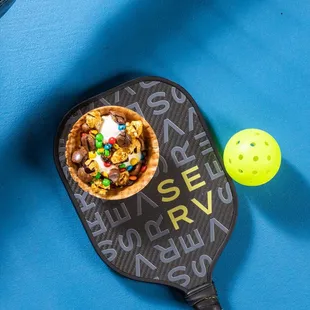 Pickleball and yummy dessert from Sugar Bomb